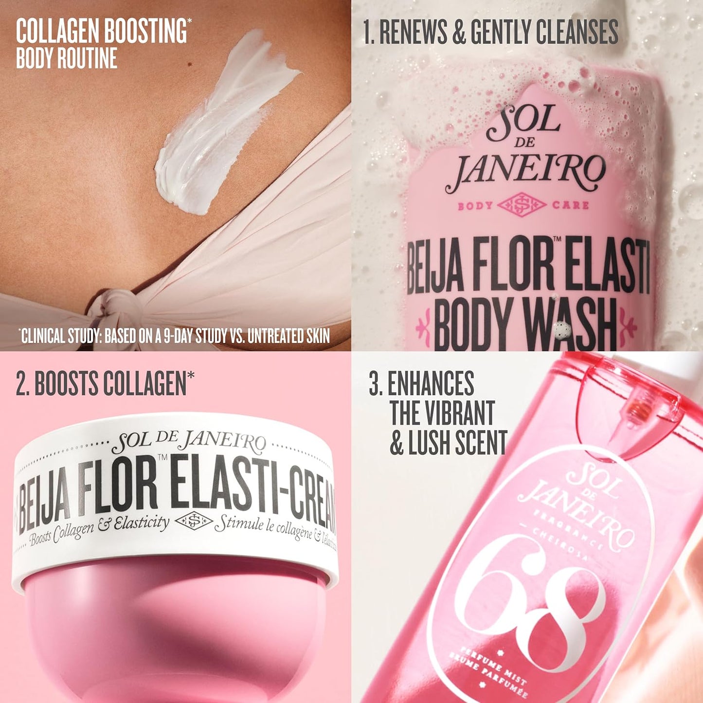 Sol de Janeiro Beija Flor Body Wash - Nourishing & Hydrating Formula for Soft Skin