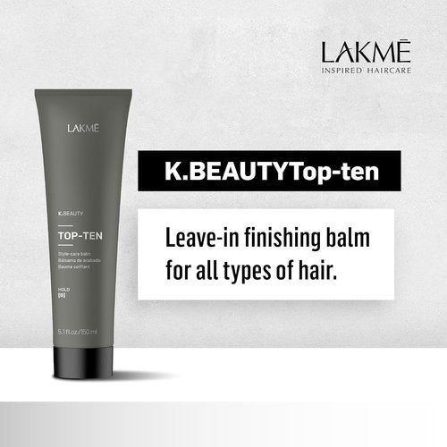 LAKMÉ K.Beauty Hair Styling Balm - Frizz Control & Heat Protectant Spray, 5.1 Fl Oz