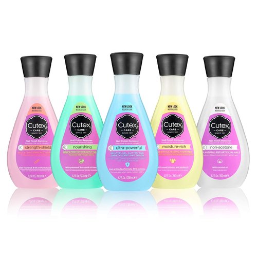 Cutex Non-Acetone Nail Polish Remover - Gentle Formula for Healthy Nails | 8 Fl Oz