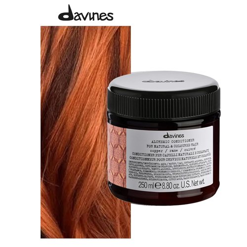 Davines Alchemic Conditioner - Copper Tint for Enhanced Color | 8.81 oz.