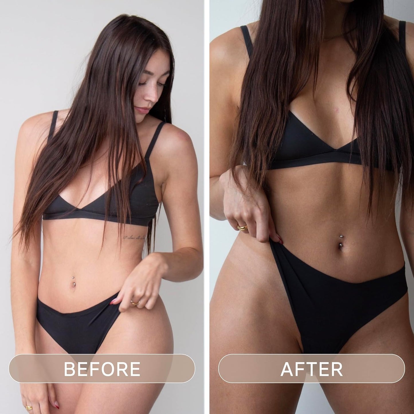 SunnaTan Dark Express Self Tanning Mousse - Lightweight Vegan Formula with Natural Ingredients | 210ml