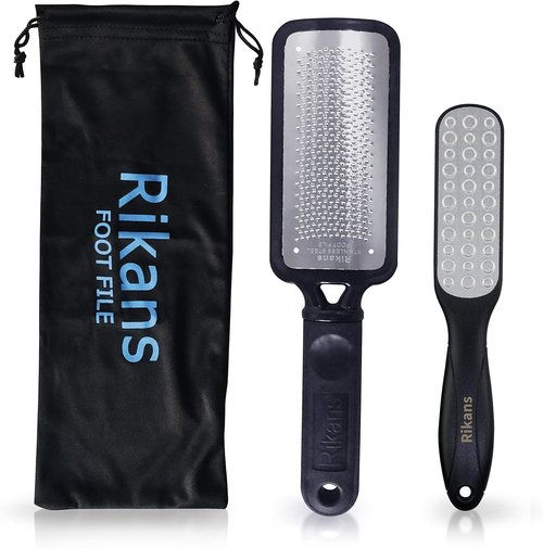 Rikans Colossal Foot File - Professional Callus Remover & Pedicure Tool | High-Grade Stainless Steel