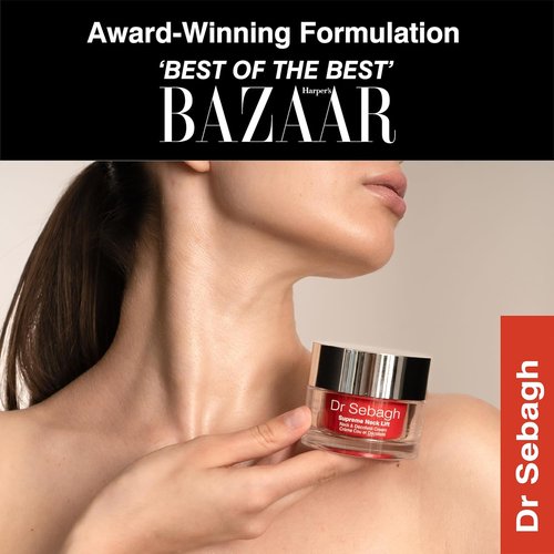 Dr Sebagh Supreme Neck Lift - Firming & Rejuvenating Neck Cream for Wrinkles | 1.7 fl oz - Smooth & Tighten Décolletage