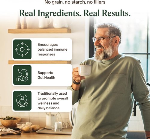 Real Mushrooms Turkey Tail Capsules - Organic Mushroom Extract for Daily Wellness | Vegan, Non-GMO, 90 Count