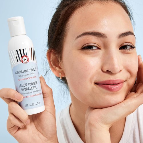 First Aid Beauty - Hydrating Toner with Squalane & Oats | Calming Formula for Sensitive Skin, 6 oz