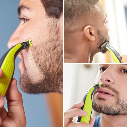 Philips OneBlade Hybrid Electric Trimmer & Shaver - Versatile Grooming Tool, QP2520