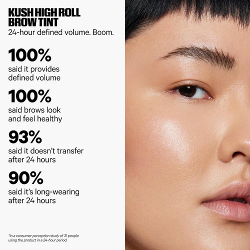 Milk Makeup KUSH High Roll Brow Tint - Volumizing Tubing Gel Shapes & Sets Eyebrows for 24 Hours - Water Resistant, Smudge-Proof
