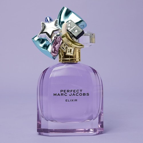 Marc Jacobs Perfect Elixir Eau de Parfum - Ambery Floral Women's Fragrance with Rhubarb, Amber & Vanilla - Vegan Friendly