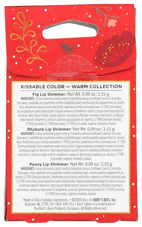 Burt's Bees Warm Kissable Color Gift Set - Perfect Hydration & Natural Glow | 1 EA