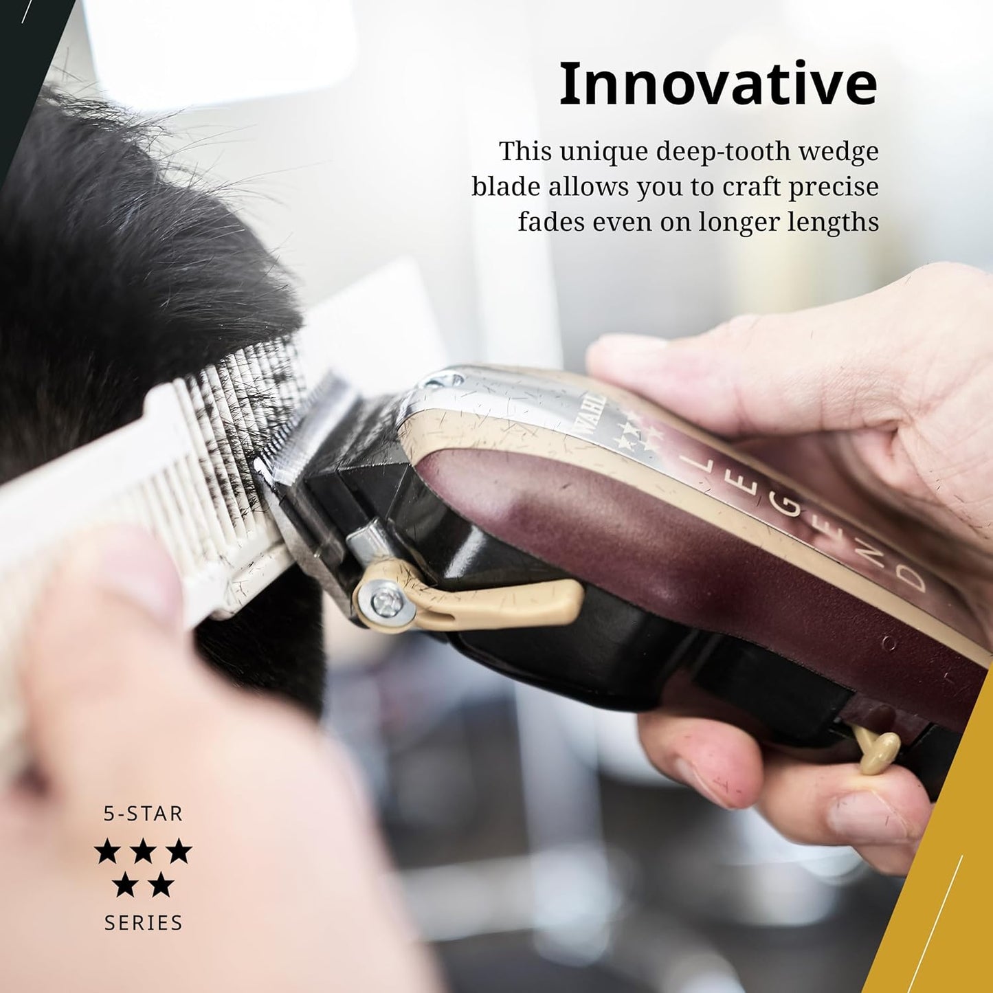 Wahl Professional Wedge Blade - High-Precision Replacement for Hair Clippers | Stainless Steel, Fits 5-Star Legend