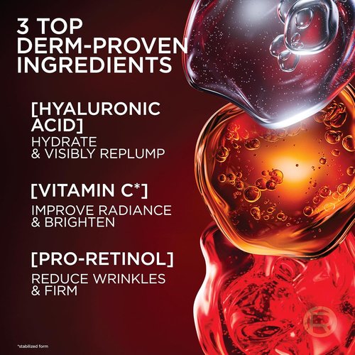 L'Oreal Paris Revitalift Triple Power Anti-Aging Face Moisturizer - Fragrance-Free, Pro Retinol & Hyaluronic Acid, 2.55 Oz