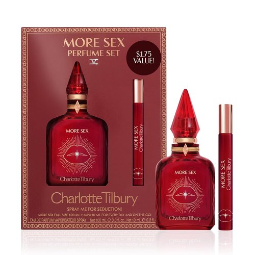 Charlotte Tilbury More Sex Eau De Parfum - Pheromone-Infused Sandalwood Fragrance | Long-Lasting Scent with Black Pepper & Velvety Musk