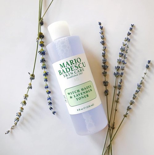 Mario Badescu Witch Hazel Facial Toner - Alcohol-Free, Infused with Lavender & Aloe Vera, 8 Fl Oz