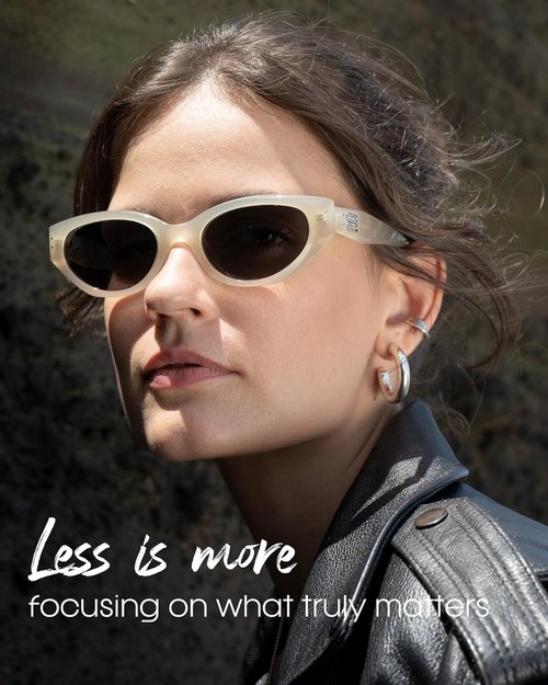 FURTALK Oval Sunglasses - Cat Eye 90s Vintage Trendy Sunnies with Polarized UV Protection