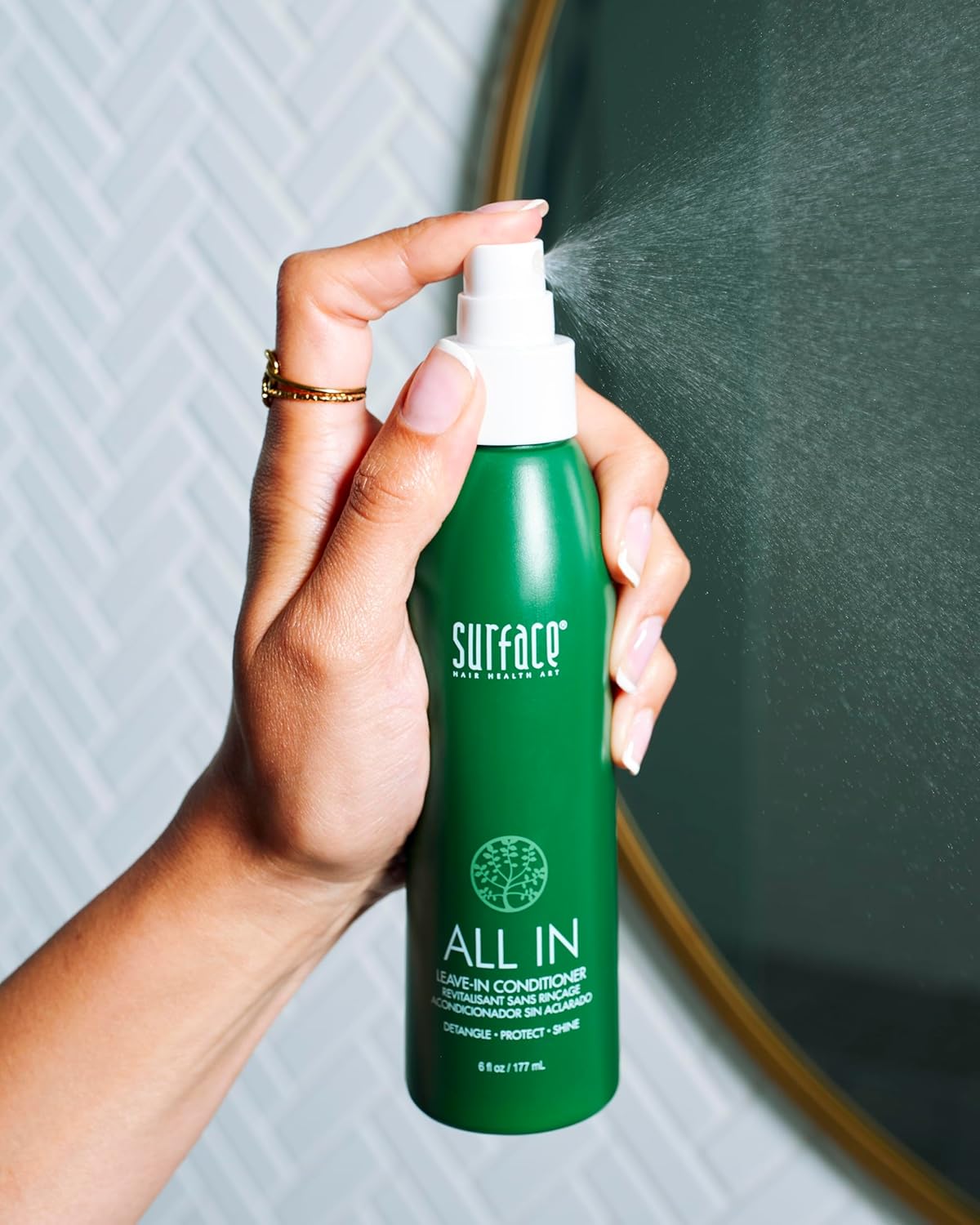 Surface Hair All-In-One Leave-In Conditioner - Detangles, Controls Frizz & Strengthens - 6 Fl Oz
