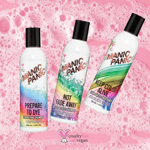 **MANIC PANIC Prepare to Dye Clarifying Shampoo - Sulfate-Free for Color Treated Hair | Vegan & Cruelty-Free (8oz)**