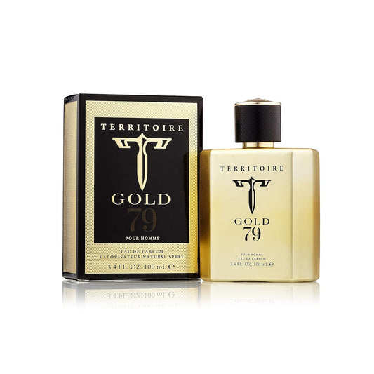 Territoire Eau De Parfum - Premium Men's Cologne | Luxurious Gold 79 Scent