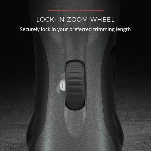 Remington Barba Beard Trimmer - Cordless Groomer with Ceramic Blades, 9 Length Settings, Rechargeable Battery