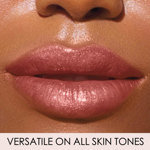 LONDONTOWN Gossamer Lip Gloss - Deep Hydrating Peachy Beige Tint | Plush Shine & Non-Sticky Balm