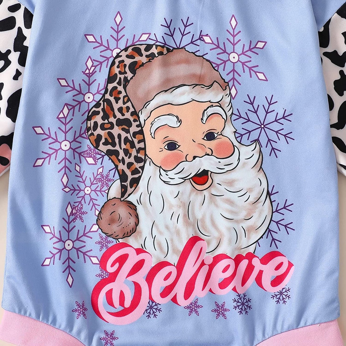 DOSYZTO Newborn Baby Girl Boy Christmas Sweatshirt Romper Outfit Tis The Season Letter Print Patchwork Sweaters Tops