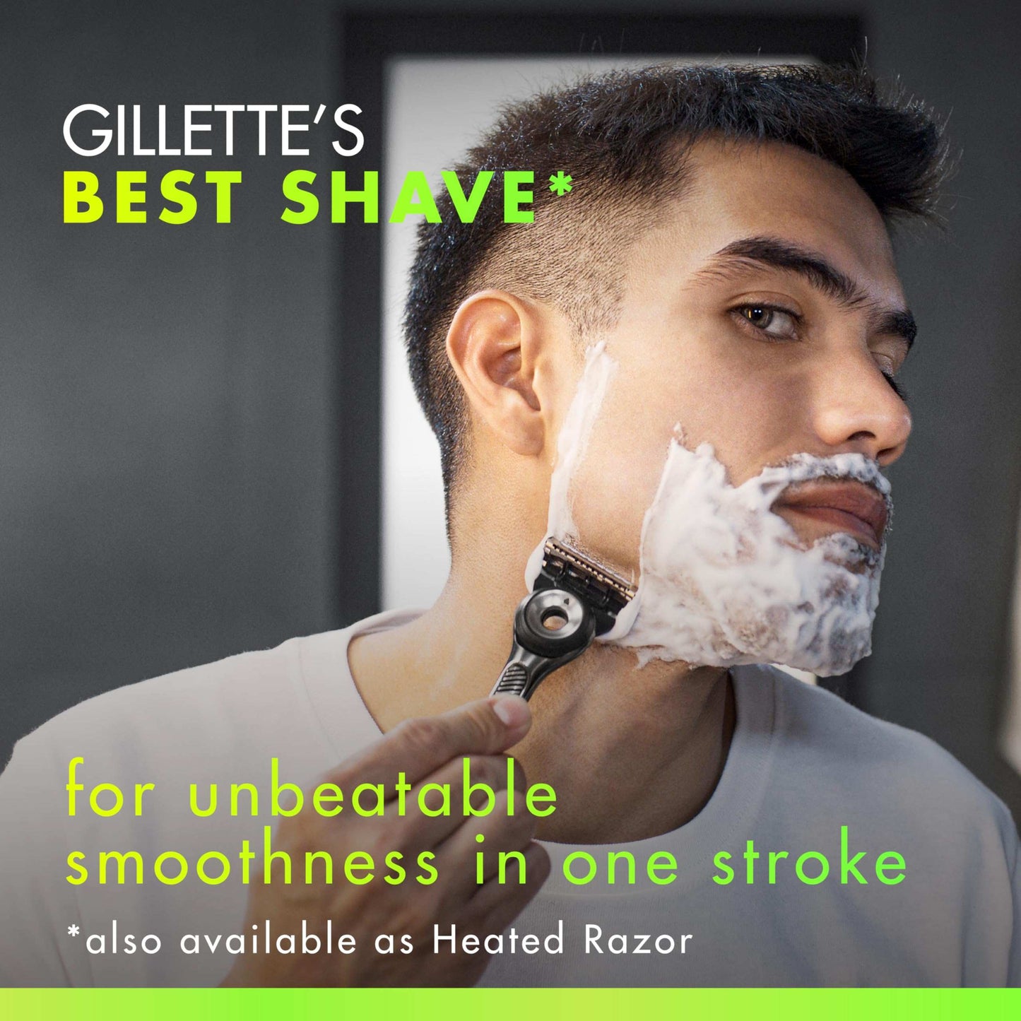 GilletteLabs with Exfoliating Bar by Gillette Razor for Men - 1 Handle, 4 Razor Blade Refills, Holiday Gifts for Men, Includes Premium Magnetic Stand