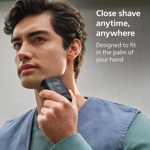 Philips Norelco Shaver 500 Series - Compact Electric Shaver with Lift & Cut System, Steel Blades, Wet & Dry Use