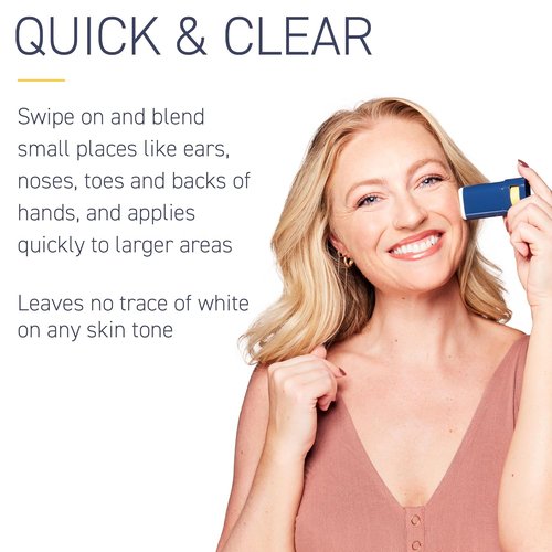Brush On Block Mineral Sunscreen Stick - SPF 40 UVA/UVB Protection, Water Resistant, Reef Friendly | 0.63 oz