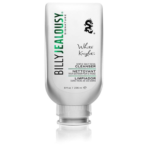 Billy Jealousy White Knight Facial Cleanser - Gentle Daily Wash with Exfoliators for All Skin Types