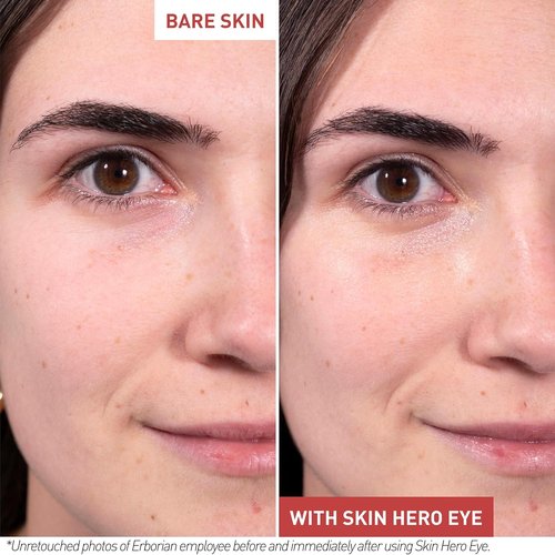 Erborian Skin Hero Eye Cream - De-Puffs & Hydrates for Smooth, Radiant Skin | Korean Skincare