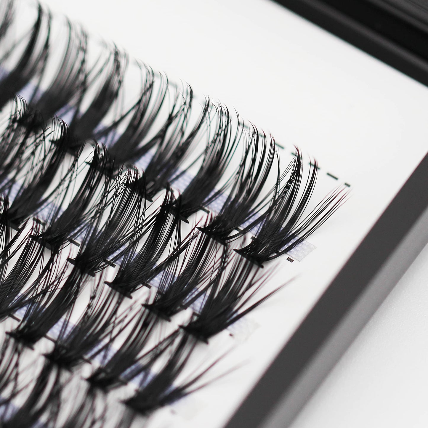 Bodermincer 10D/20D/30D/40D/50D/60D/80D 240 Clusters Lashes C/D Curl 10-12-14-16mm MIX/14-16-18-20mm MIX Fluffy Single Cluster False Lashes Premade Volume Fans (30D-10MM, D Curl)