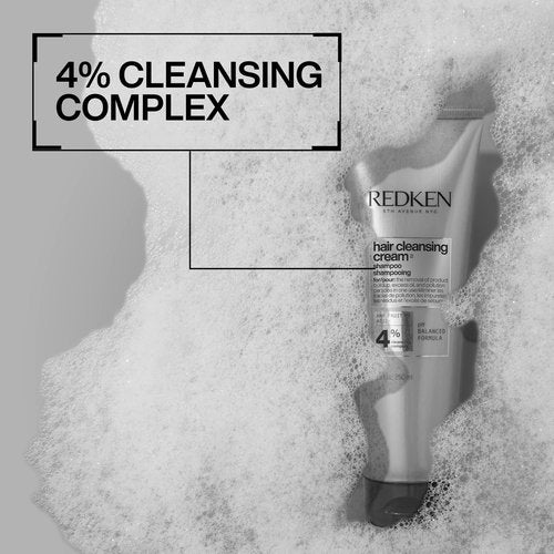 Redken Detox Hair Cleansing Cream Clarifying Shampoo For All Hair Types - Removes Buildup and Strengthens Hair Cuticle