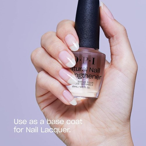 OPI Nail Lacquer Base Coat - Clear Chip Resistant Formula | Protects Nails & Prevents Discoloration