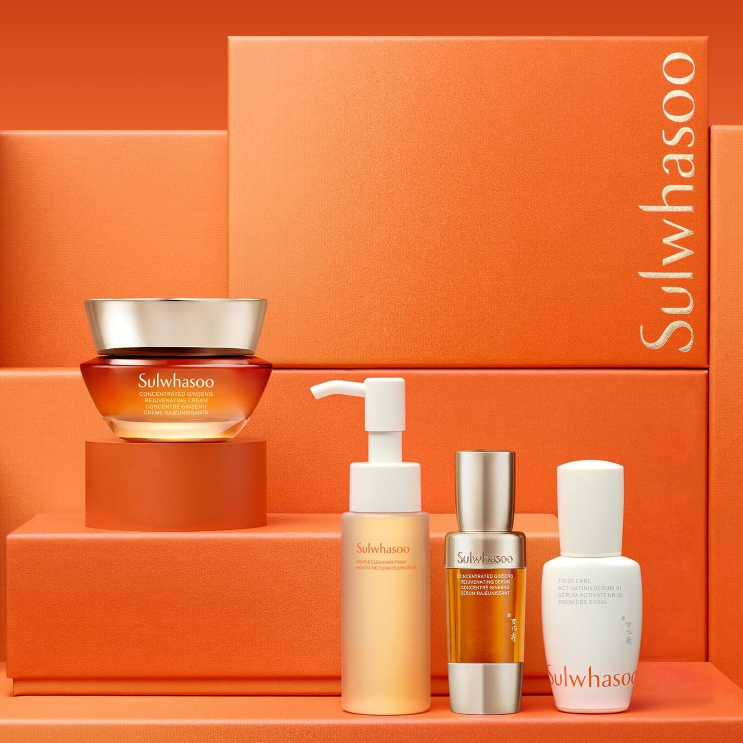 Sulwhasoo Concentrated Ginseng Rejuvenating Cream - Anti-Aging Moisturizer with Peptides & Vitamin C, Deep Hydration