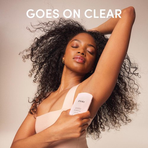 OUAI Aluminum Free Deodorant - 24-Hour Odor Control for Women - Rose, Berry & Lychee Scent - Melrose Place (2.5 oz)