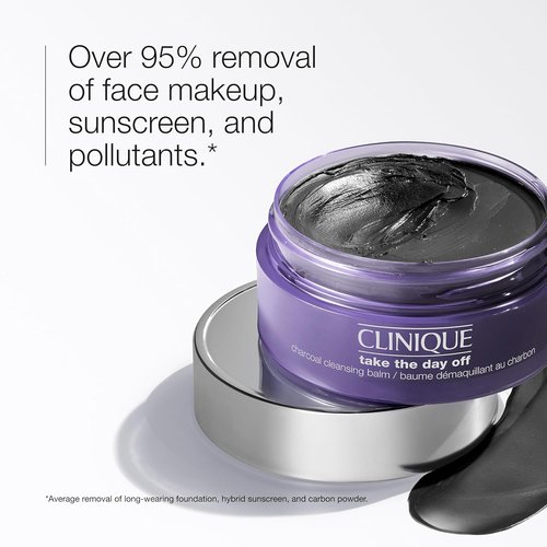 Clinique Take The Day Off Charcoal Cleansing Balm | Effortlessly Dissolves Makeup & Sunscreen | For All Skin Types
