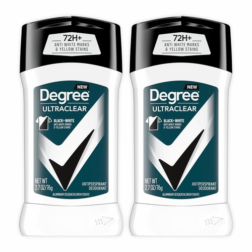 Degree Men UltraClear Antiperspirant Deodorant - 72-Hour Sweat & Odor Protection | 2 Count, 2.7 oz