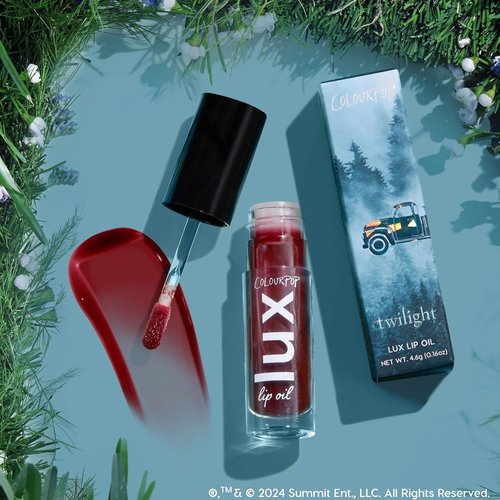 ColourPop Twilight Lux Lip Oil - Hydrating Red Tinted Oil with Chamomile & Calendula - 0.16 oz
