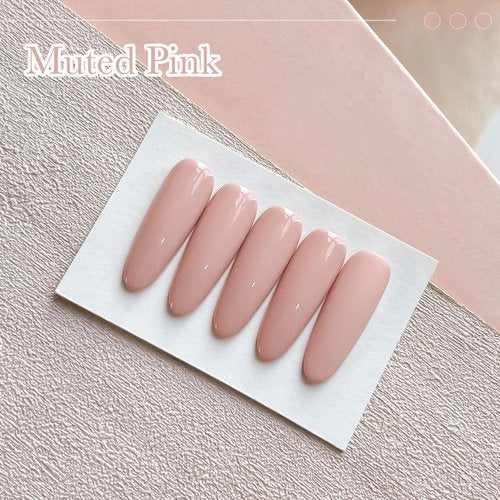 GAOY Pink Gel Nail Polish, 16ml Soak Off Gel Polish, UV Light Cure for Nail Art DIY Manicure at Home, 3081 Muted Pink
