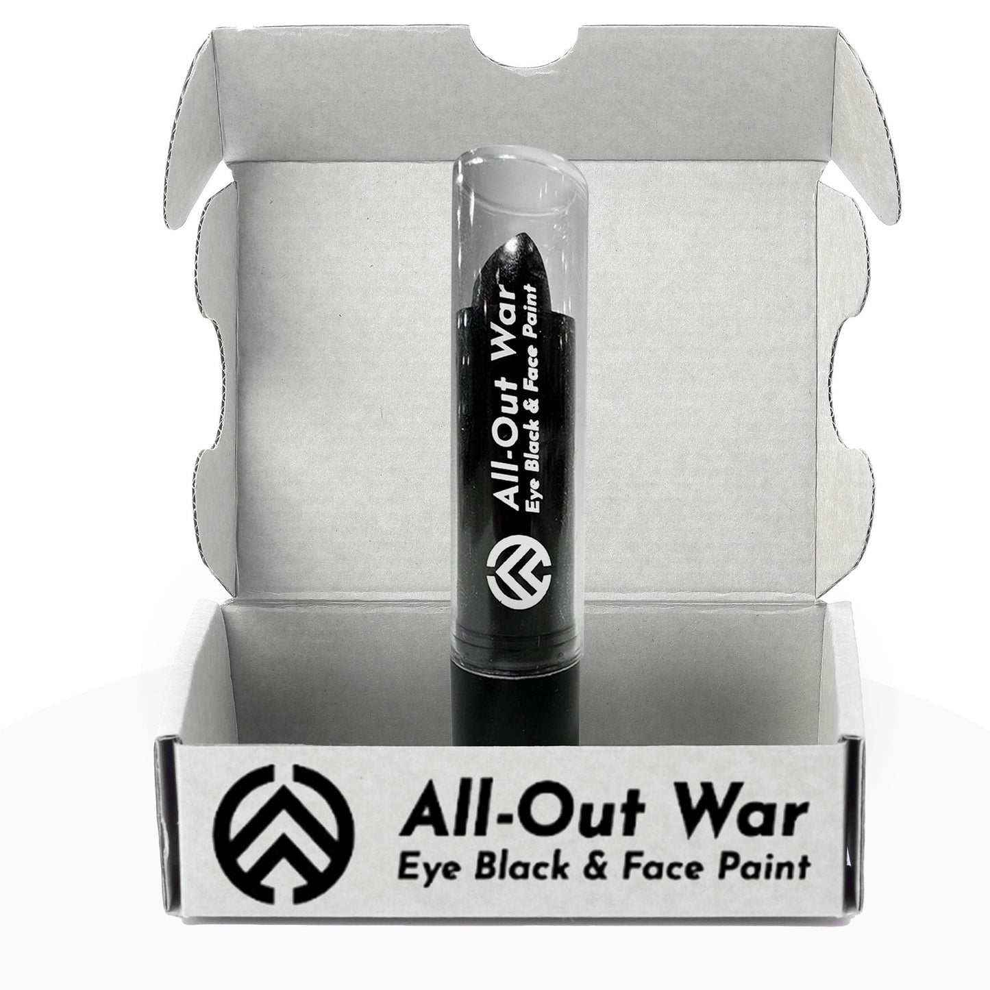 All-Out War Eye Black Stick, Non-Toxic, Dark Black Sports Drip, Anti-Glare, Stays On All Game, Baseball, Football, Lacrosse, Softball, Eye Black Baseball Accessories, Eyeblack Baseball Drip, 1 Pack