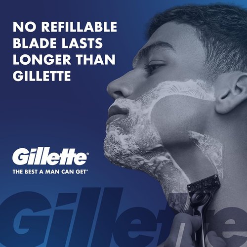 GilletteLabs Razor Blade Refills for Men - 12 Count for a Smooth, Comfortable Shave