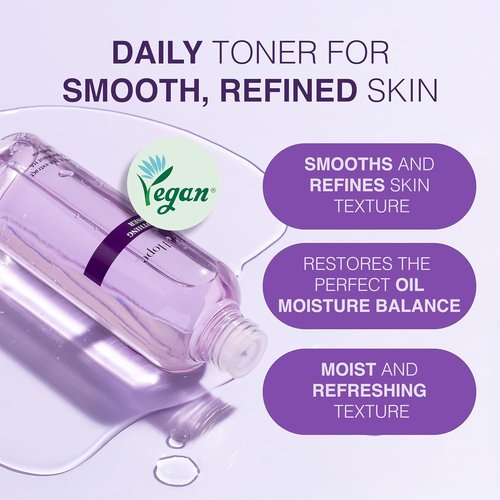 Be-Hope Vegan Luxury Smoothing Toner - Hydrating Facial Toner with Vegan Peptides & Panthenol | 200ml / 6.76 fl oz