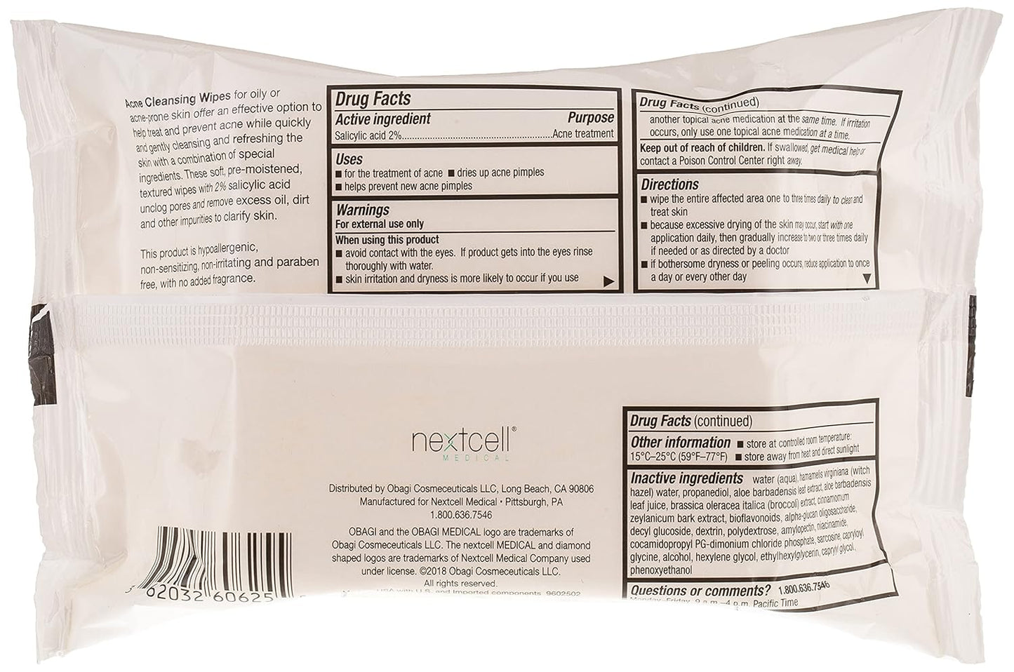 SUZANOBAGIMD Cleansing Wipes - On the Go Solution for Oily & Acne-Prone Skin | 25 Count