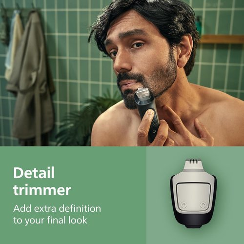 Philips Norelco All-in-One 3000 Series Trimmer - 13-in-1 Beard & Hair Clipper with Metal Blades & 8 Length Settings