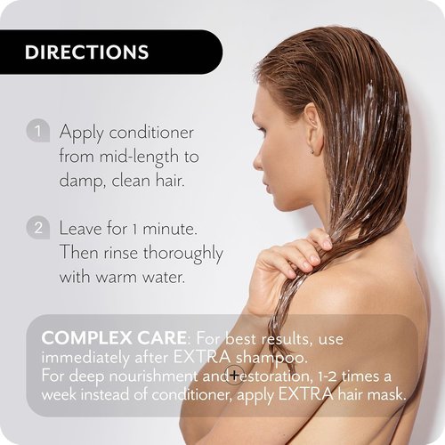 Act Extra Hair Conditioner - Deep Hydration & Nourishment for All Hair Types | Vegan 9.47 Fl Oz