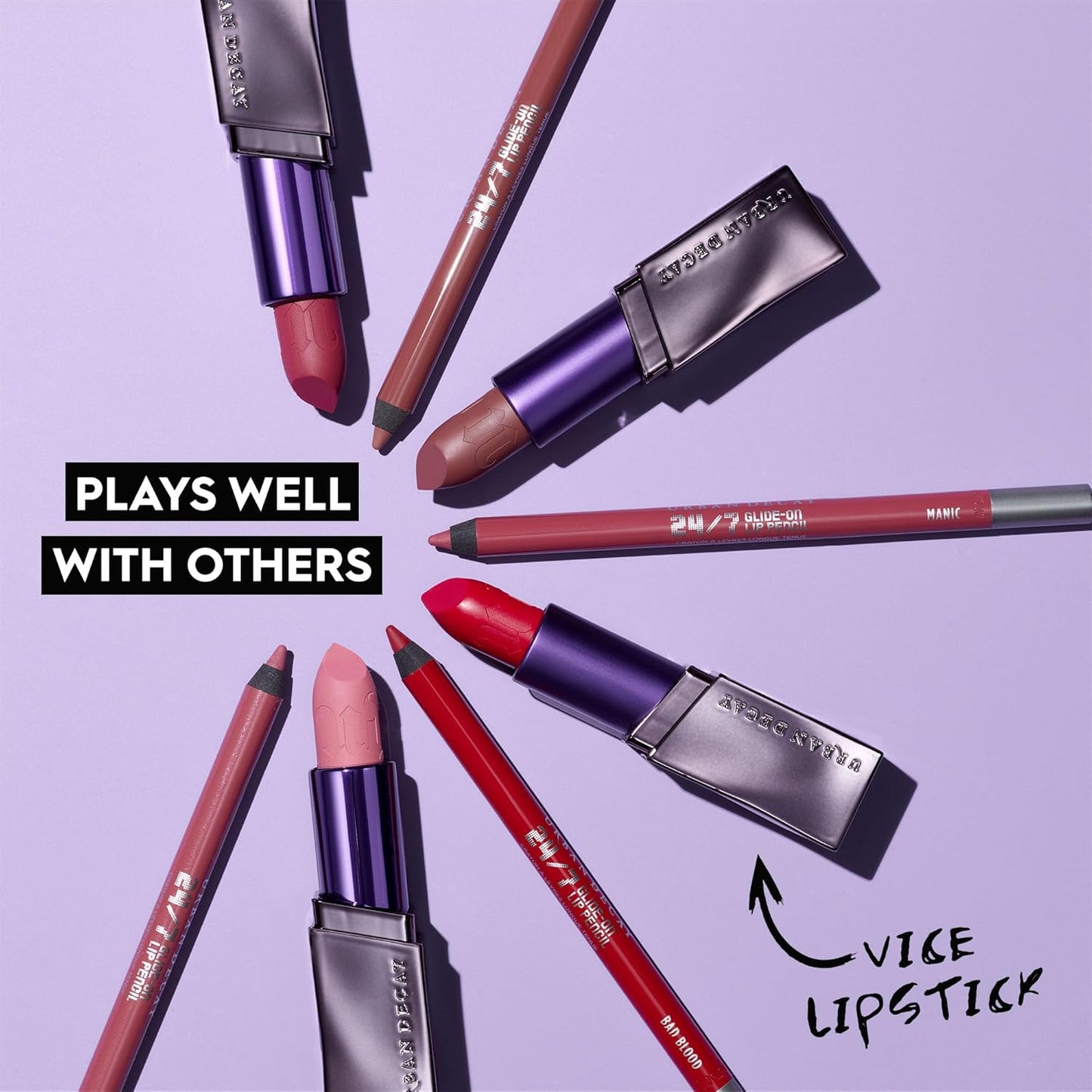 Urban Decay 24/7 Glide-On Waterproof Lip Pencil - Smudge-Proof, Longwearing Lip Liner with Vitamin E - 0.04 oz