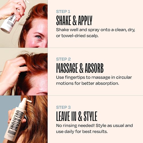 Overtone Revitalizer - Hair Growth & Fortifying Elixir with 14 Amino Acid Complex, 144 mL