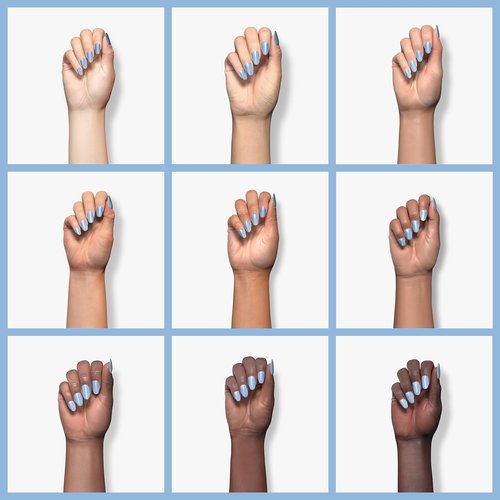 Beetles Blue Gel Polish - 15ML/0.51Fl Oz, Pastel Light Blue Gel Nail Polish, Soak Off UV LED Lamp Pastel Nails Art, Long-Lasting Manicure Salon DIY Home Spring Nails - Gifts for Her