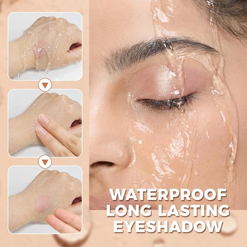 Exmiloo Cream Eyeshadow Stick Set - Waterproof, Long-Lasting Shimmer & Matte Finish | Easy-to-Blend Formula