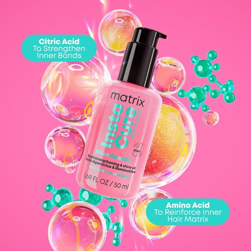 Matrix Instacure Build-A-Bond Oil - Professional Hair Repair for Mega Damaged Hair | 3.4 Fl Oz