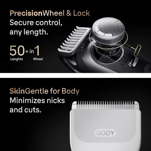 Braun Series 9 PRO All-in-One Beard & Body Grooming Kit - Cordless Trimmer & Shaver with Gillette Labs Razor | AIO 9570